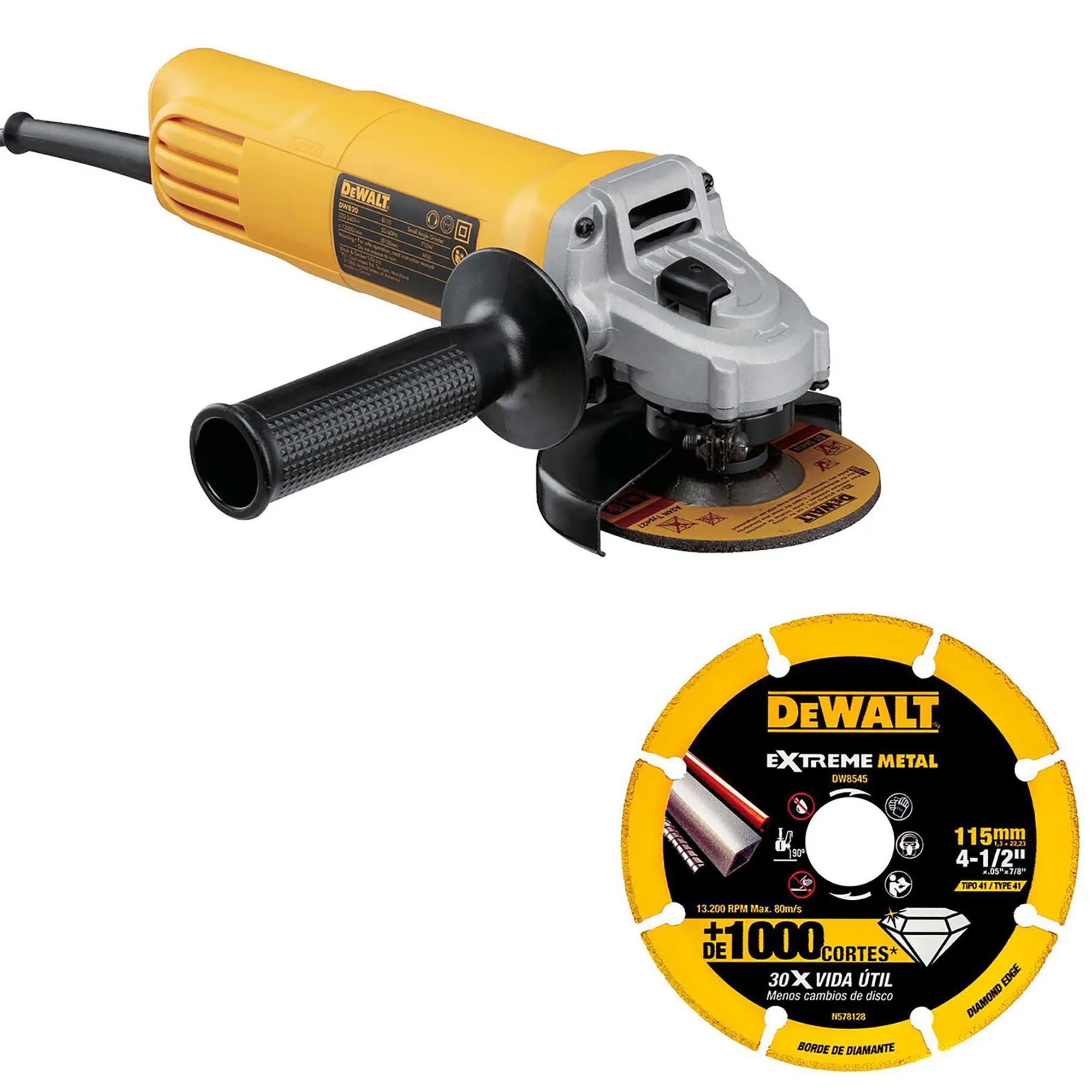 Dewalt - Esmeril 4.5 750w