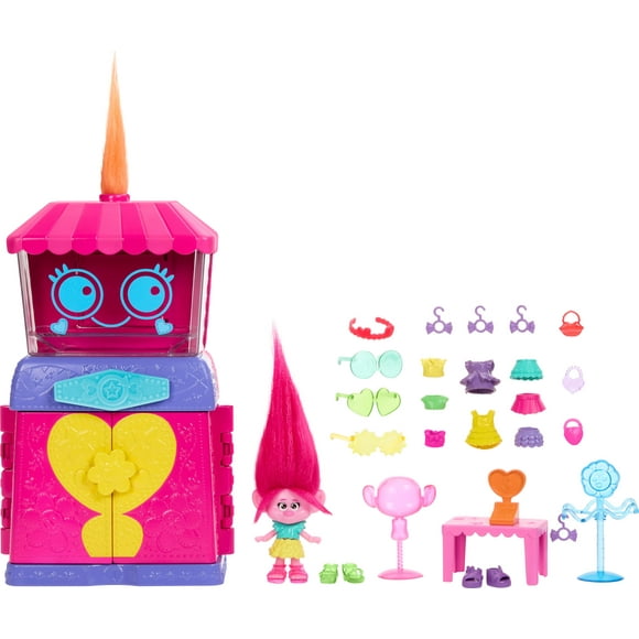 Playset Mattel DreamWorks Trolls Fun Fair Surprise con Queen Poppy