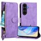 thumbnail image 4 of Funda Billetera Cremallera para Samsung Galaxy S25 FE con Porta Tarjetas, Soporte y Correa Morado, 4 of 5