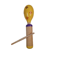 Genérica - Maraca Güiro 26 Cm Amarilla - Pa-H4E3