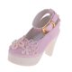 thumbnail image 2 of 1/3 zapatos lindos del alto talón del Bowknot para los accesorios del vestido de Dollfie del BJD rosados, 2 of 5