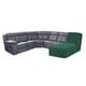thumbnail image 3 of Funda para muebles ULTICOR, funda de diván adicional, retro, verde, derecha, 3 of 6