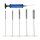 thumbnail image 5 of Juego de cepillos para limpieza de tuberías de 6 piezas, cepillo de taladro, cerdas, limpiador de paja, limpiador de tuberías largo para gafas, tubos, 5 of 5