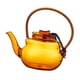 thumbnail image 1 of Tetera china de vidrio de borosilicato alto, tetera de Kung Fu, tetera ligera a prueba de calor de 200ml para regalos de inauguración de la casa , AMARILLO, 1 of 5