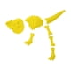 thumbnail image 3 of Juego De 7 Piezas De Juguetes De Dinosaurio Con Esqueleto De Arena, Juego De Modelos De Juguetes De Playa Para Niños Y Niñas, Color Amarillo, 3 of 5