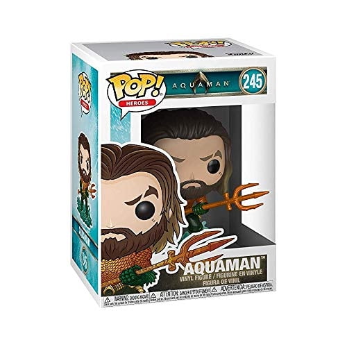 Funko 31177 Pop Heroes: Aquaman - Arthur Curry En Figura Coleccionable Traje De Héroe, Mul Funko Pop