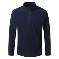 Andesland - Polera Ii Capa Micropolar Liso Medio Cierre Hombre