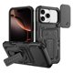 thumbnail image 1 of Funda Resistente para Teléfono for iPhone 17 Pro, Cubierta a Prueba de Golpes de Grado Militar con Protector Deslizante para Lente de Cámara, Soporte de 2 Vías, Antideslizante, Protección contra, 1 of 8