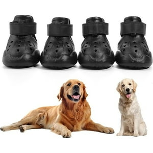 Veat00L - Zapatos Para Perros, 4 Sandalias Para Perros, Diseño De Pegatinas Mágicas Ajustables, Garras Protectoras, Fácil De Usar Y Quitar, Adecuado Para Diferentes Ocasiones