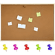 thumbnail image 1 of Pack 2 pizarras de corcho 90x60- incluye fijadores #9, 1 of 3