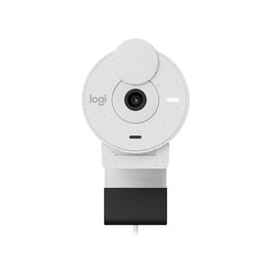 Cámara Web Logitech Brio 300, Full Hd 1080P, Color Blanco