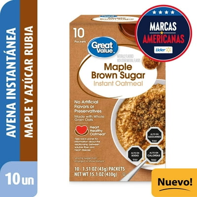 Avena Instantánea Frutillas Y Crema 240 G Great Value