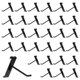 thumbnail image 1 of Ganchos Pybtool para pared, 10 cm, para tiendas y hogares, paquete de 40, color negro, 1 of 6