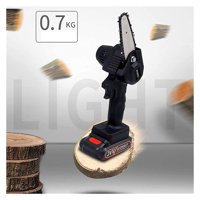 Genérico - Mini Motosierra Madera Portatil Madera Jardin Recargable Lau