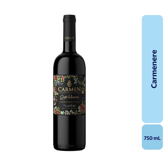 Vino Carménère Botella 750 mL Carmen