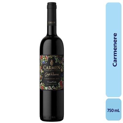 Vino Carménère Botella 750 Ml Carmen