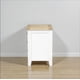 thumbnail image 2 of Velador de madera 3 cajones 45x40x60 color Blanco cubierta Miel, 2 of 3