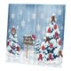 thumbnail image 3 of Cortinas De Ventana Con Temática Navide?a, Mu?eco De Nieve - 170x200cm, 3 of 5