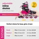 thumbnail image 2 of Patines En Línea Ajustables Con 4 Ruedas Color Rosa Mediano, 2 of 8