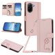thumbnail image 1 of Funda Cartera Trébol para Xiaomi Poco C71 4G con Ranuras Tarjetas y Carga Inalámbrica Rosa, 1 of 6