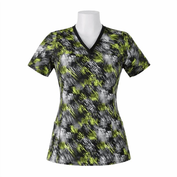 Delantal Mujer tela elasticada estampada - Art. 2319