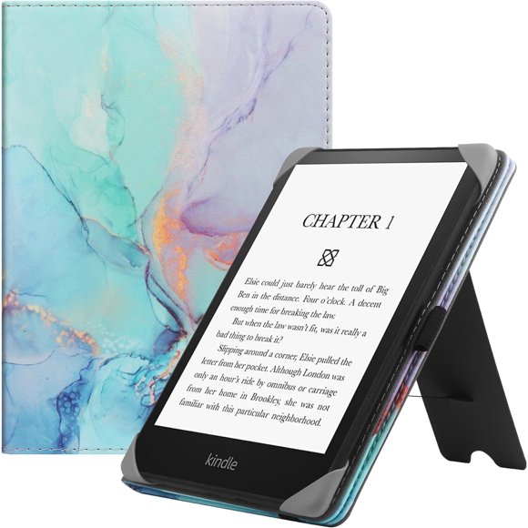 Funda HGWALP universal para lectores de libros electrónicos de 6 pulgadas con correa de mano, color azul
