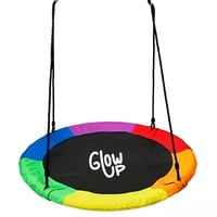 Glowup - Columpio Mecedora Ovalado Multicolor