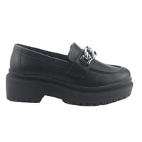 Mocasin Via Marte Mujer 013-006-01 Negro Casual