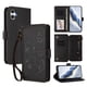 thumbnail image 1 of Funda Cartera Mariposa para [Samsung Galaxy A05/M05 4G] con Soporte y Cremallera Negro, 1 of 6