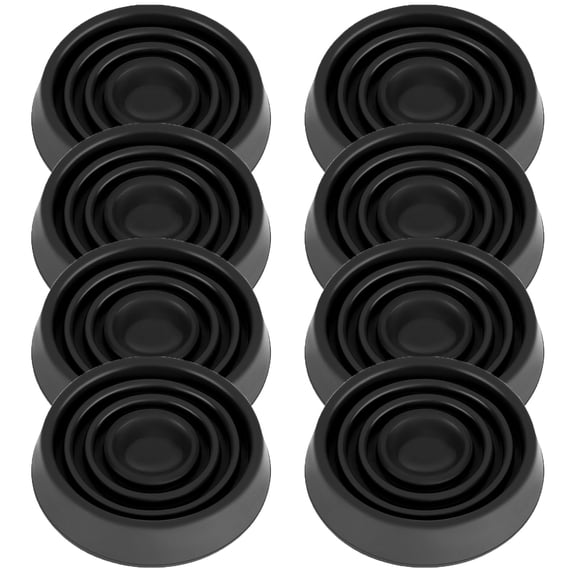 Topes para muebles VOCOMO de goma antideslizante 3,8 x 3,8 cm, paquete de 8