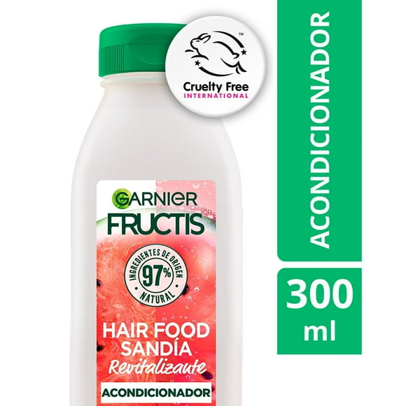 Acondicionador Garnier Fructis Hair Food Sandía, 300 ml