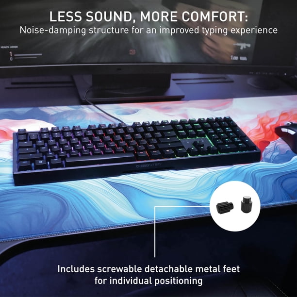 Teclado Gamer Mx 3 1 Con Cable Rgb Switches Rojos | Lider