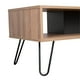 thumbnail image 5 of Mesa De Centro 4 Patas Metalicas Fm-005c Café Claro Y Plomo, 5 of 10
