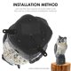 thumbnail image 2 of Espantapájaros de Búho Ruolan Grande con Ojos Intermitentes y Sonido, 2 of 4