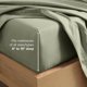 thumbnail image 5 of Juego de sábanas Bare Home King 108x102" Sage microfibra, 5 of 9