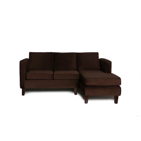 Barra Design - Seccional Mila Derecho Felpa Café