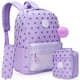 thumbnail image 1 of New Cute hot stamping love backpack Laptop bag girls backpack with Lunchbag and Penbag for school travelling picnic, 1 of 3