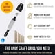 thumbnail image 2 of Taladro manual Craft911 Craft Drill Sharp HSS Micro Mini Twist, 2 of 6