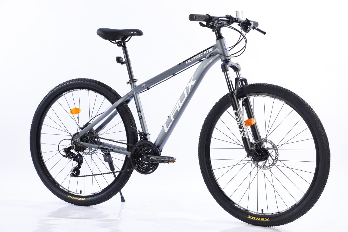 Laux - Bicicleta Mtb 29 Hurricane 24 Velocidades Matte Gray Black