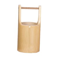 Bothyi - Tubo De Bambú Para Sushi Japonés Con Asa Centros De Mesa Decoraciones 15Cm