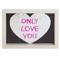 Vgo - Marco Madera Love Con Brillos Mdf2128/Love Unc