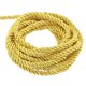 thumbnail image 1 of Uxcell Cordón Torcido 5 Yardas 0.12 pulgadas 3-Hilos Cuerda Trenzada Hilo Brillante Color Oro Claro, 1 of 7