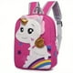 thumbnail image 3 of 1pc Cute Rainbow Unicorn Pattern Children's Backpack, Cartoon Children's Backpack With Breathable Air Cushion, Boys And Girls Backpack For Kindergarten Students, 3 of 3