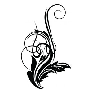 Rienda Libre Graphics - Decomural Spiralling Vines Swirl Border Ws-18219