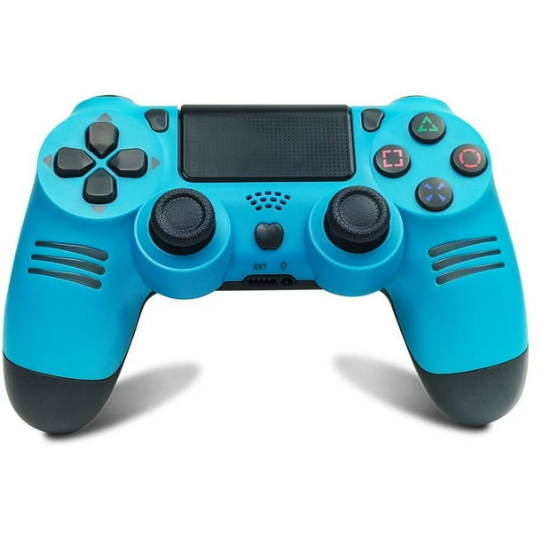 Wireless Gamepad Dual Motor With Vibration 6 Axis And LED Light For PS4