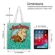 thumbnail image 5 of The Angry Beavers Bolso de tela con estampado de lienzo para mujer, bolsa de compras reutilizable y estética, con cremallera interior, regalo para mujer,40*45cm., 5 of 6