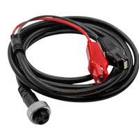 Magideal - Cable De Alimentación De Carretes Eléctricos Línea De Conexión De Batería Conectores Dobles Portátiles Y Fáciles De Usar Línea De Carrete De Pesca Par