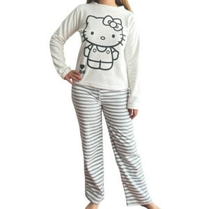 Pijama Micropolar Mujer Hello Kitty Beige S
