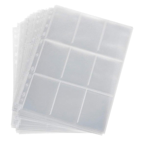 Fundas Para Tarjetas De Juego Para Tarjetas De Visita, Tarjetas De Béisbol, Tarjetas Coleccionables De 9 Celdas