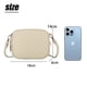 thumbnail image 2 of Bolso bandolera para mujer, bolso de hombro, bolso de cuero, bolso bandolera, bolso para cámara, bandolera pequeña, correa de hombro ajustable, monedero para mujer, 2 of 6